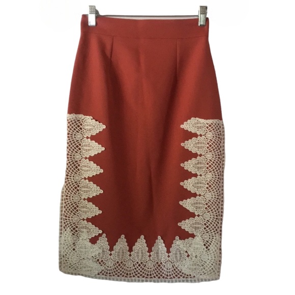 ‼️Arizona Lace Trim Split Hem Top with Mini Skirt‼️ - Picture 8 of 12